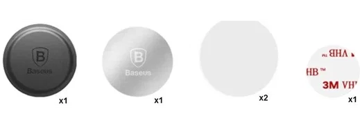 Baseus Small Ears Magnetische Dashboard Telefoonhouder Auto zwart afbeelding 10