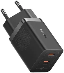 Baseus GaN5 Pro 40W Compacte Fast Charger Duo USB-C Zwart afbeelding