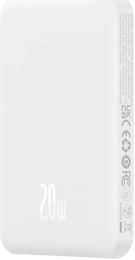 Baseus Mini 5.000 mAh Powerbank Compact Met MagSafe Wit 20W afbeelding 1