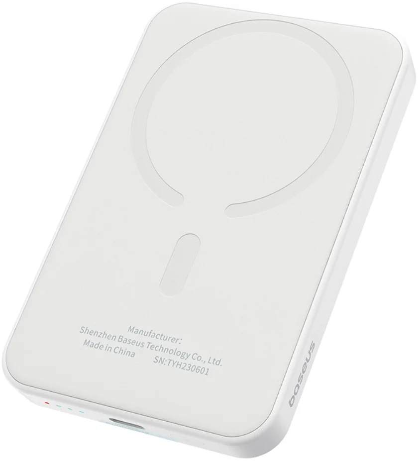 Baseus Mini 5.000 mAh Powerbank Compact Met MagSafe Wit 20W afbeelding 2