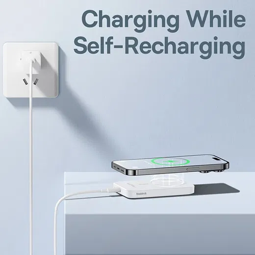 Baseus Mini 5.000 mAh Powerbank Compact Met MagSafe Wit 20W afbeelding 8