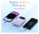 Baseus 20.000 mAh Powerbank met Ingebouwde USB-C/Lightning Kabel Paars afbeelding 4
