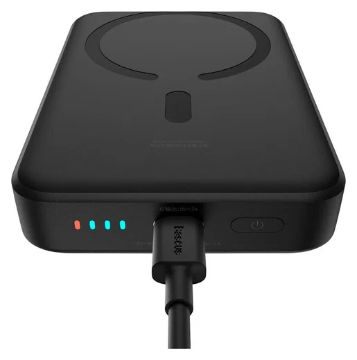 Baseus Mini 10.000 mAh Powerbank Compact met MagSafe Zwart 30W afbeelding 2
