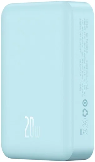 Baseus 20.000 mAh Powerbank Fast Charge met MagSafe Blauw 20W afbeelding 10