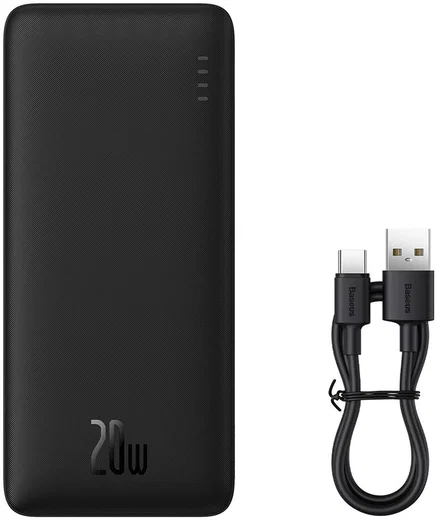 Baseus Airpow 30.000 mAh Powerbank Fast Charge Zwart 20W afbeelding 1