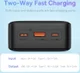 Baseus Airpow 30.000 mAh Powerbank Fast Charge Zwart 20W afbeelding 5