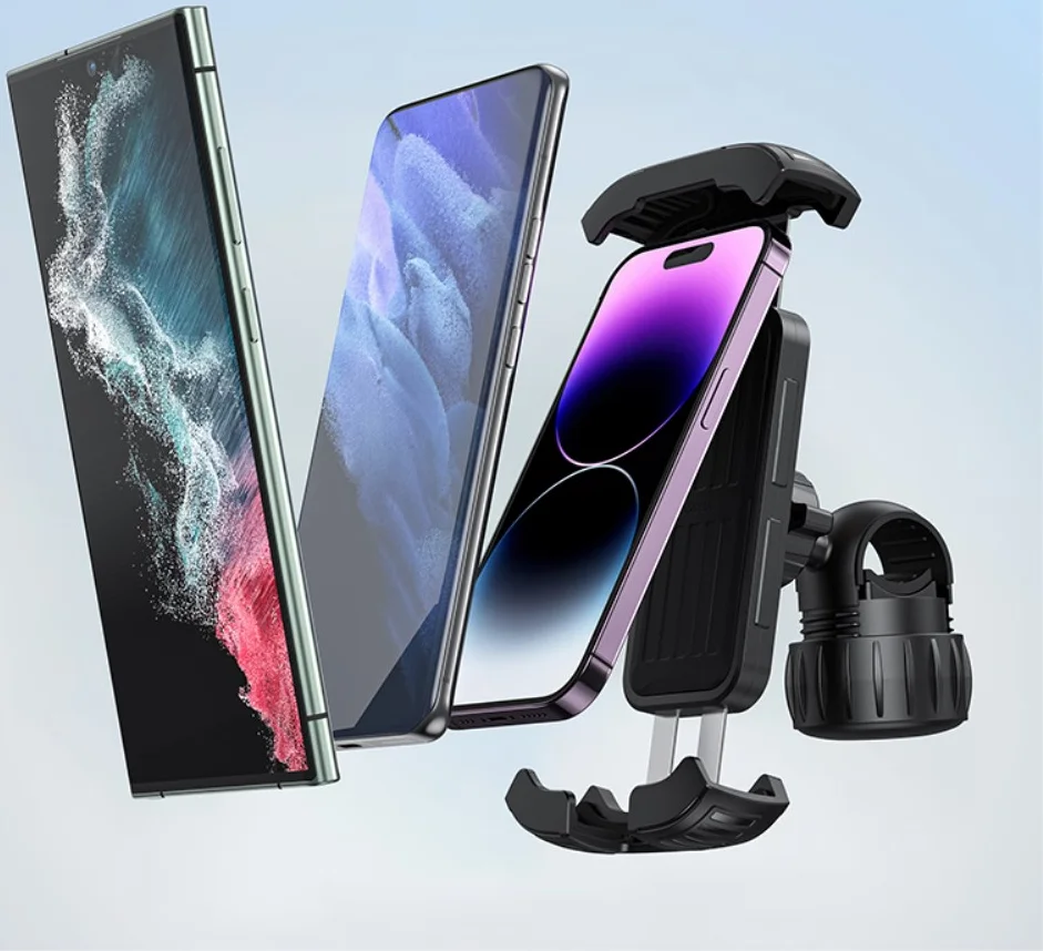 Baseus QuickGo Universele Telefoonhouder Motor/Fiets Zwart afbeelding 10