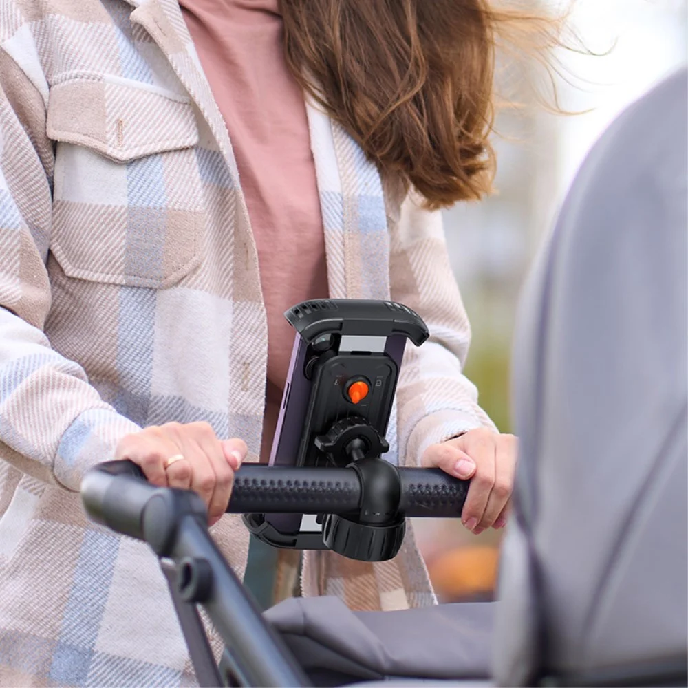 Baseus QuickGo Universele Telefoonhouder Motor/Fiets Zwart afbeelding 11