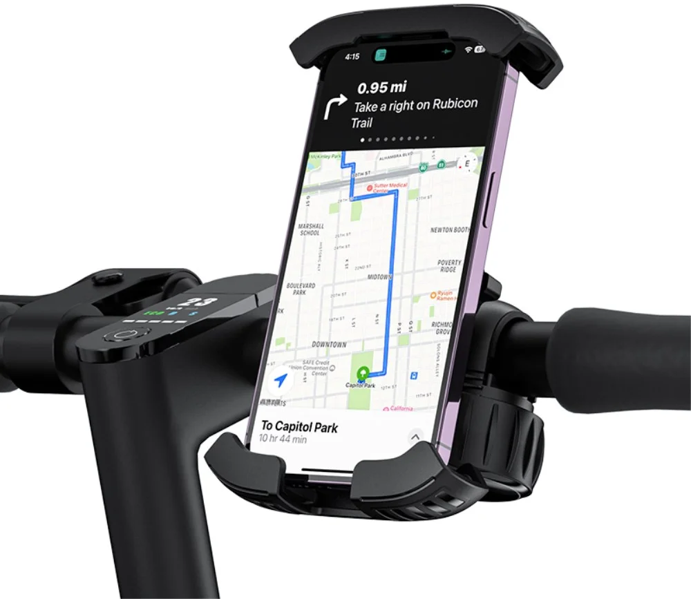 Baseus QuickGo Universele Telefoonhouder Motor/Fiets Zwart afbeelding 2