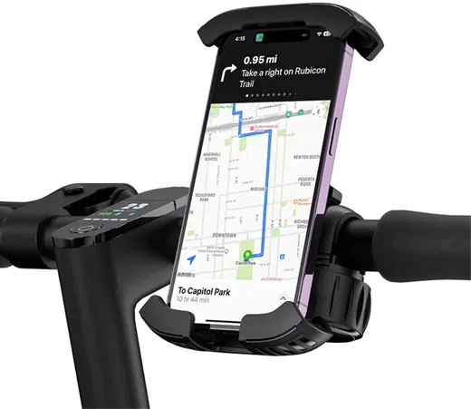 Baseus QuickGo Universele Telefoonhouder Motor/Fiets Zwart afbeelding 2