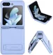 Nillkin Qin Samsung Galaxy Z Flip 5 Hoesje Back Cover Paars afbeelding 2