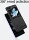 Nillkin Qin Samsung Galaxy Z Flip 5 Hoesje Back Cover Paars afbeelding 5