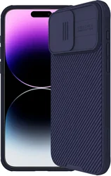 Nillkin CamShield Apple iPhone 15 Pro Hoesje met Camera Slider Paars afbeelding
