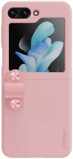 Nillkin Flex Flip Samsung Galaxy Z Flip 5 Hoesje Siliconen Roze afbeelding 1