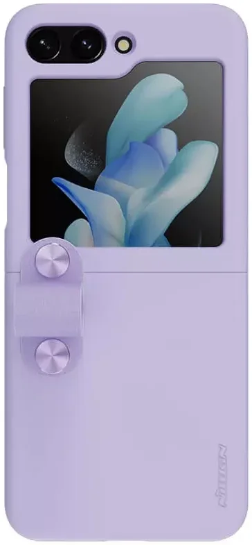 Nillkin Flex Flip Samsung Galaxy Z Flip 5 Hoesje Siliconen Paars afbeelding 1