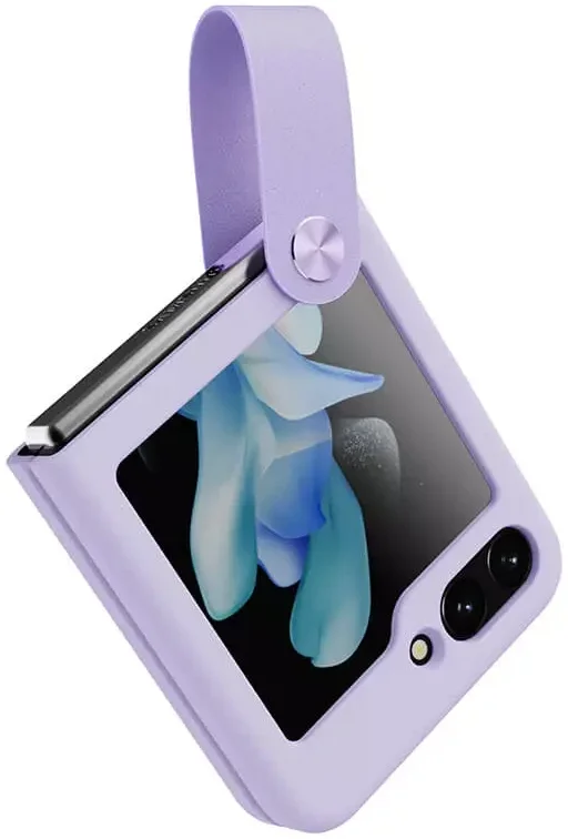 Nillkin Flex Flip Samsung Galaxy Z Flip 5 Hoesje Siliconen Paars afbeelding 13