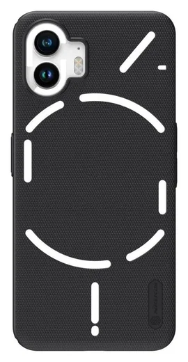 Nillkin Super Frosted Shield Nothing Phone (2) Hoesje Back Cover Zwart afbeelding 1