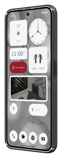 Nillkin Super Frosted Shield Nothing Phone (2) Hoesje Back Cover Zwart afbeelding 11