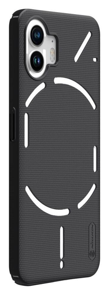 Nillkin Super Frosted Shield Nothing Phone (2) Hoesje Back Cover Zwart afbeelding 2