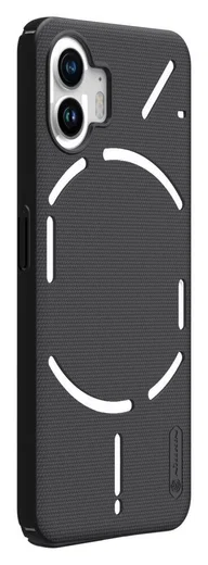 Nillkin Super Frosted Shield Nothing Phone (2) Hoesje Back Cover Zwart afbeelding 2