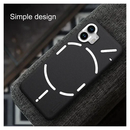 Nillkin Super Frosted Shield Nothing Phone (2) Hoesje Back Cover Zwart afbeelding 3