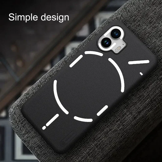 Nillkin Super Frosted Shield Nothing Phone (2) Hoesje Back Cover Blauw afbeelding 3