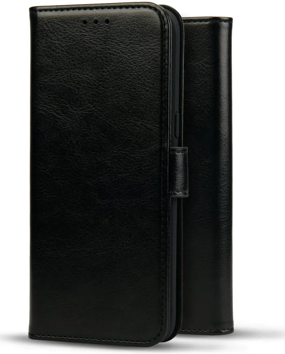 Rosso Element Motorola Moto G14 Hoesje Book Case Wallet Zwart afbeelding 6