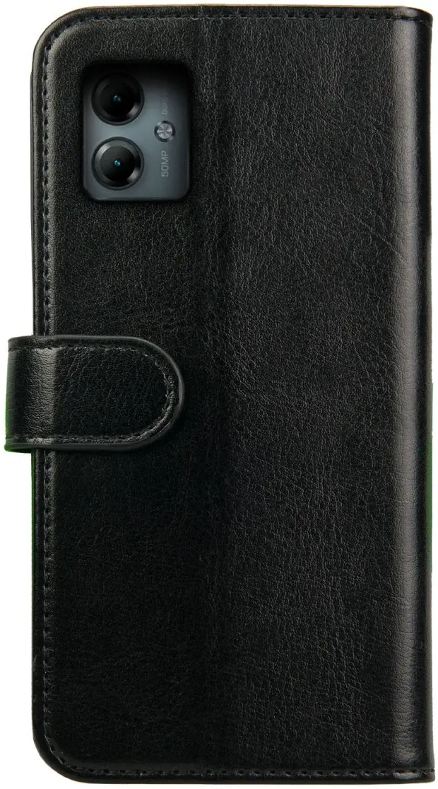 Rosso Element Motorola Moto G14 Hoesje Book Case Wallet Zwart afbeelding 2