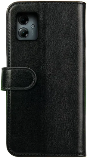 Rosso Element Motorola Moto G14 Hoesje Book Case Wallet Zwart afbeelding 2