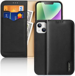 Dux Ducis Hivo Apple iPhone 15 Hoesje RFID Book Case Zwart afbeelding