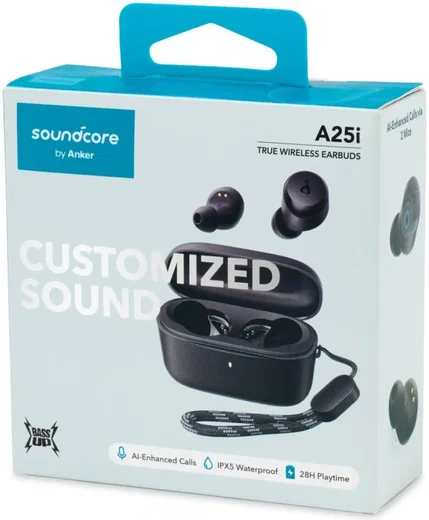 Anker SoundCore A25i Draadloze Bluetooth Oordopjes Zwart afbeelding 8