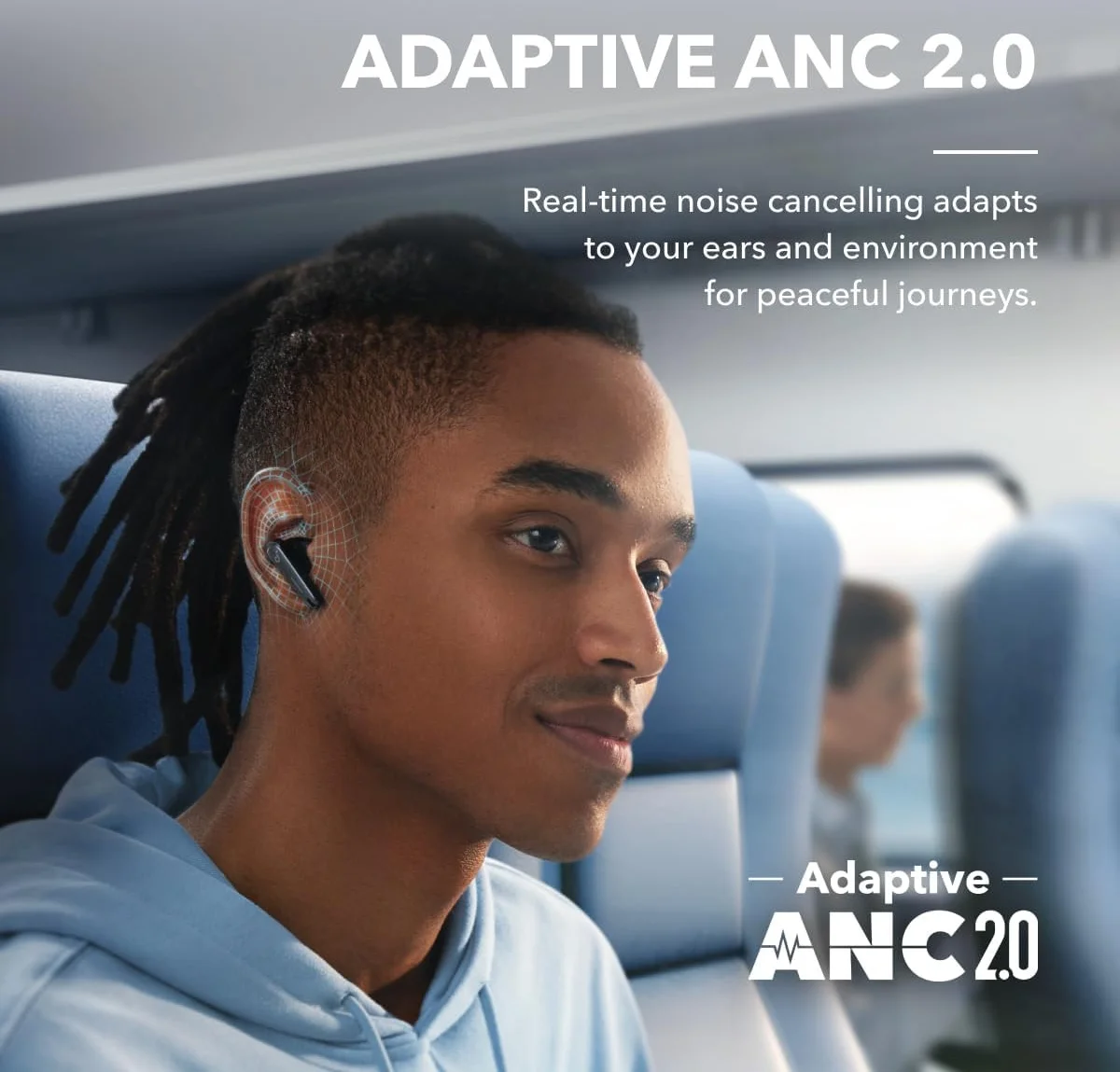 Anker SoundCore Liberty 4 Draadloze Oordopjes Noise Cancelling Zwart afbeelding 3