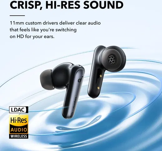 Anker SoundCore Liberty 4 Draadloze Oordopjes Noise Cancelling Zwart afbeelding 4