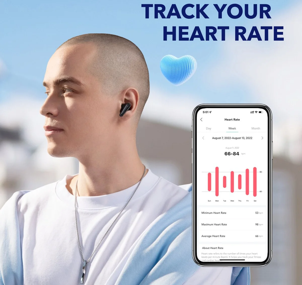 Anker SoundCore Liberty 4 True Wireless Earbuds met Hi-Res Audio Zwart afbeelding 8
