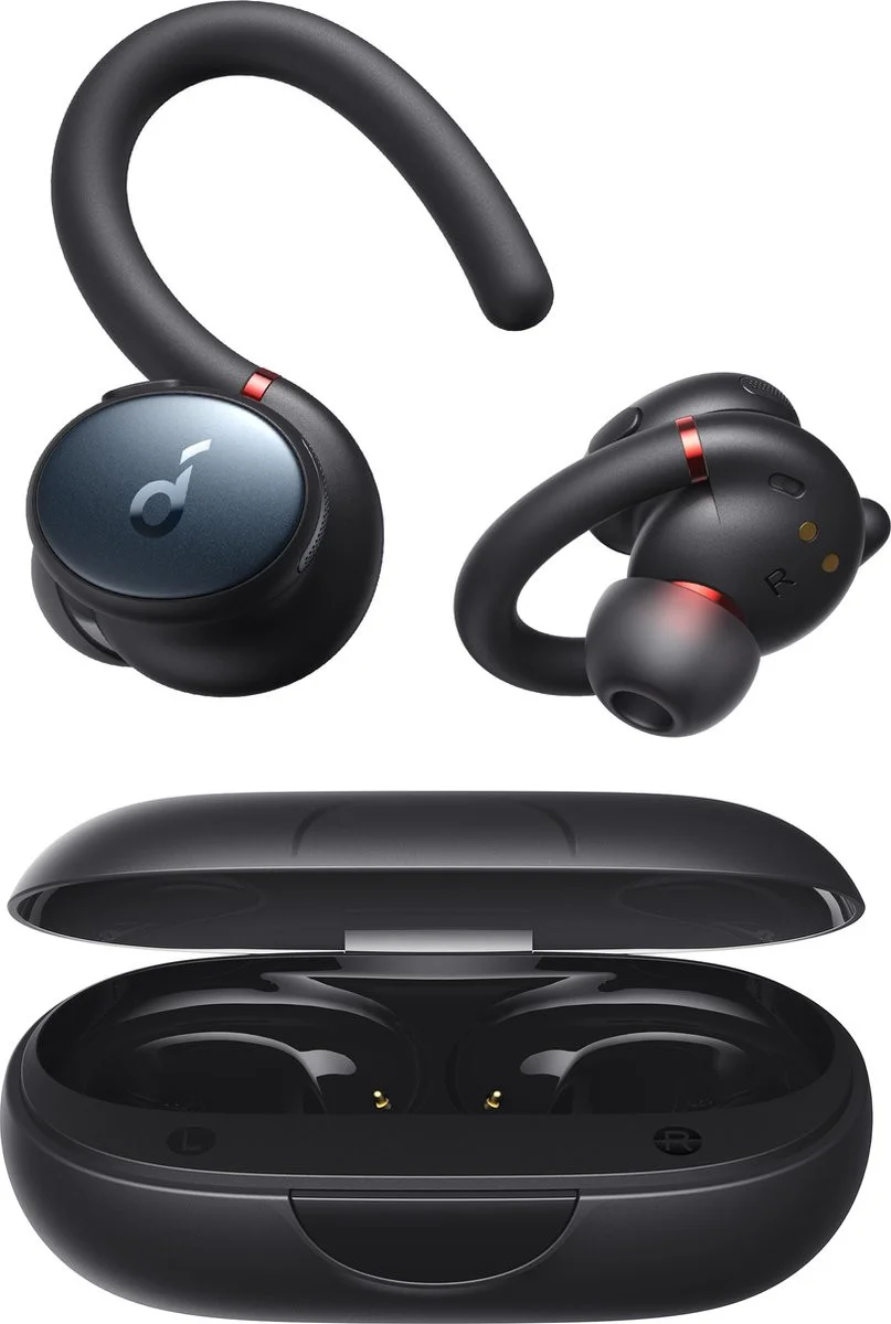 Anker SoundCore Sport X10 Draadloze Oordopjes met Sport Oortjes Zwart afbeelding 1