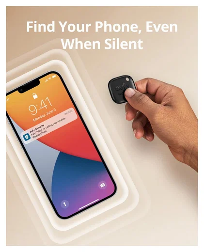 Anker Eufy Smart Tracker Link met Apple Zoek Mijn-App Zwart (2-Pack) afbeelding 4