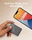 Anker Eufy Smart Bluetooth Tracker Kaart met Apple Zoek Mijn-app Zwart afbeelding 5