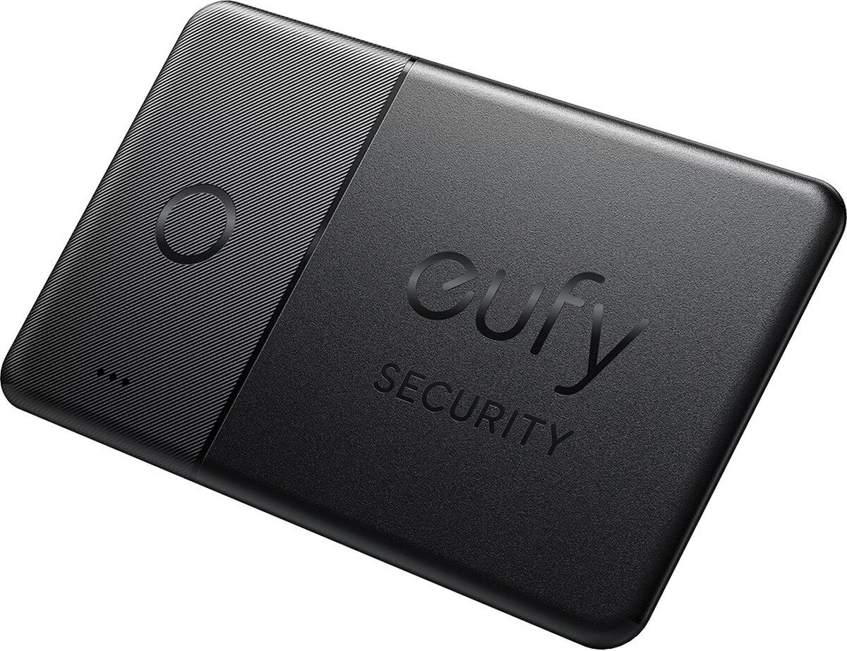 Anker Eufy Smart Bluetooth Tracker Kaart met Apple Zoek Mijn-app Zwart afbeelding 1