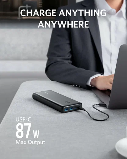 Anker PowerCore III Elite (87W) 25.600 mAh Powerbank Laptop