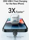 Anker 512 Nano Pro (20W) Fast Charge Adapter USB-C Snellader Wit afbeelding 2