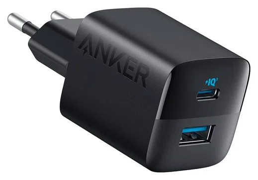 Anker 323 (33W) USB-A/USB-C Snellader Power Delivery Zwart afbeelding 1