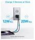 Anker 323 (33W) USB-A/USB-C Snellader Power Delivery Zwart afbeelding 2