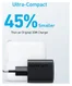 Anker 323 (33W) USB-A/USB-C Snellader Power Delivery Zwart afbeelding 3