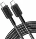 Anker 322 (60W) Gevlochten USB-C naar USB-C Kabel 1.8M Zwart afbeelding 6