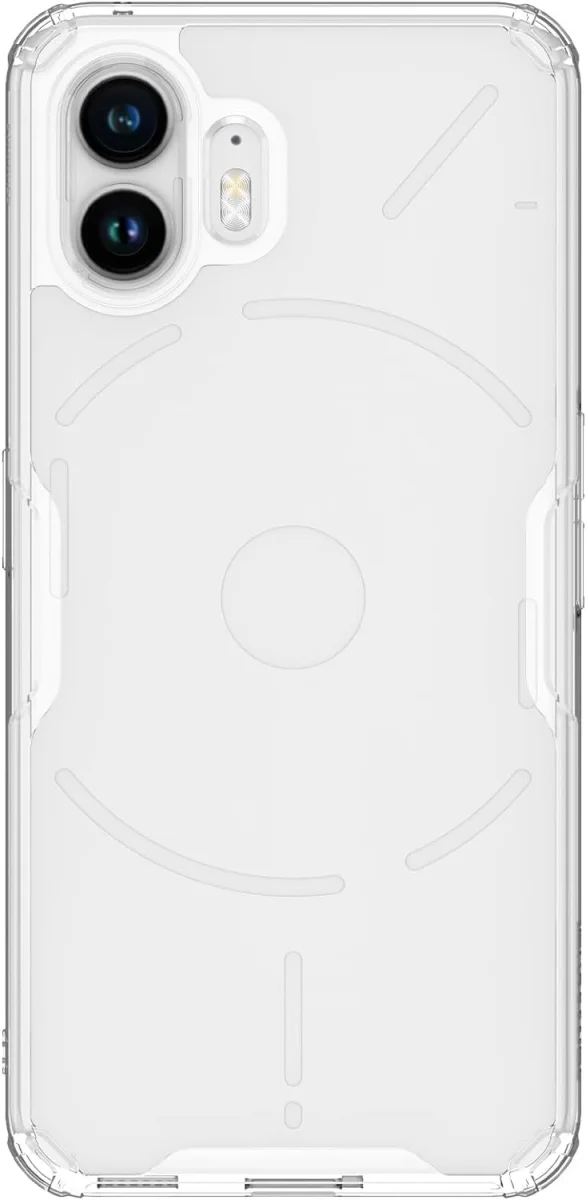 Nillkin Nature Nothing Phone (2) Hoesje TPU Back Cover Wit afbeelding 1