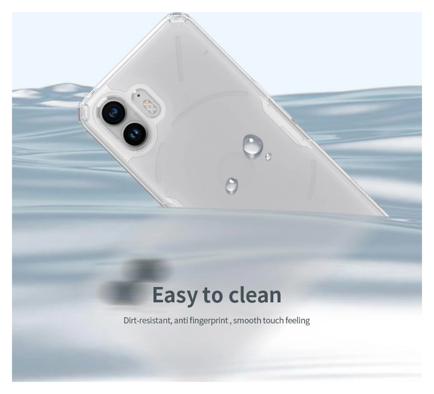 Nillkin Nature Nothing Phone (2) Hoesje TPU Back Cover Wit afbeelding 9