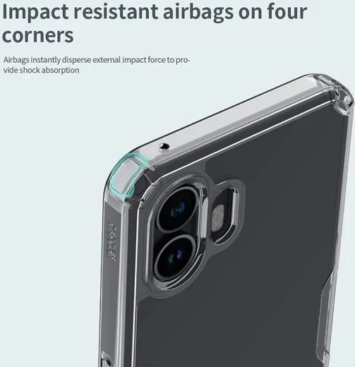 Nillkin Nature Nothing Phone (2) Hoesje TPU Back Cover Wit afbeelding 4