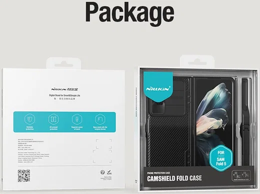Nillkin CamShield Samsung Galaxy Z Fold 5 Hoesje Pen Edition Groen afbeelding 12