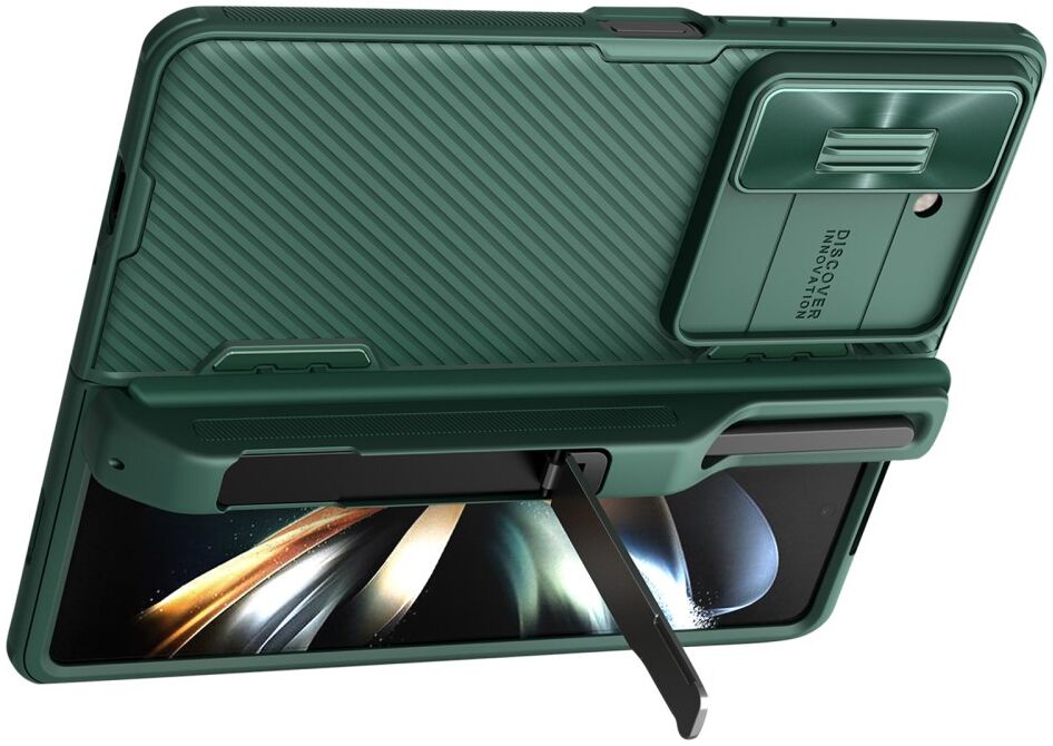 Nillkin CamShield Samsung Galaxy Z Fold 5 Hoesje Pen Edition Groen afbeelding 2