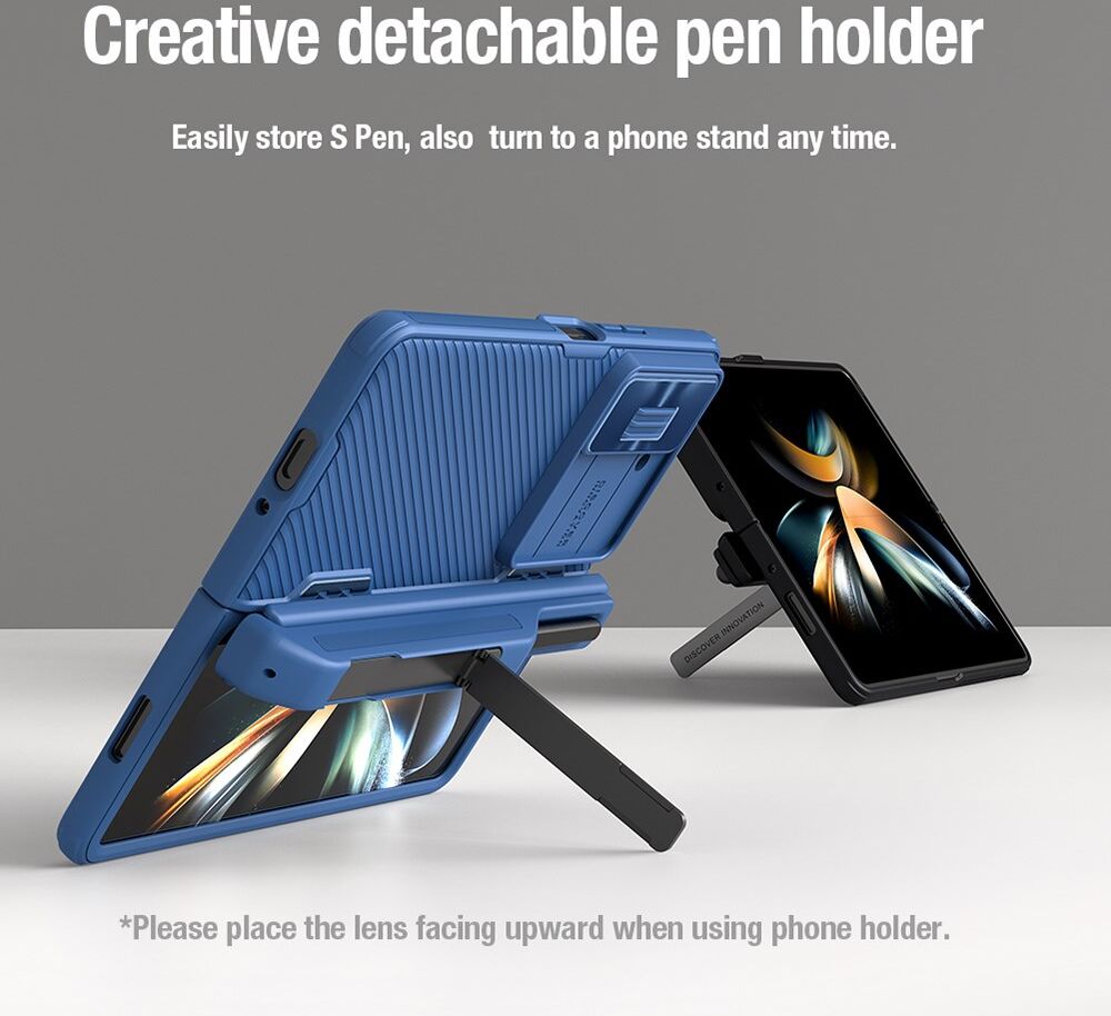 Nillkin CamShield Samsung Galaxy Z Fold 5 Hoesje Pen Edition Groen afbeelding 4